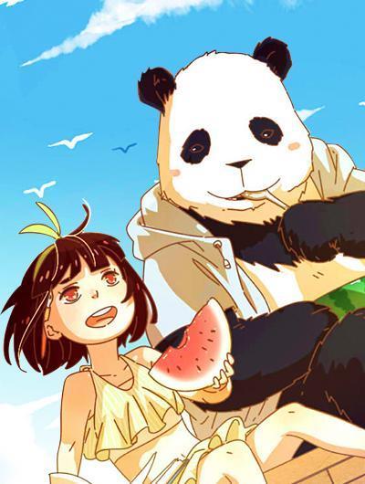 我的panda男友漫画情侣头像海报